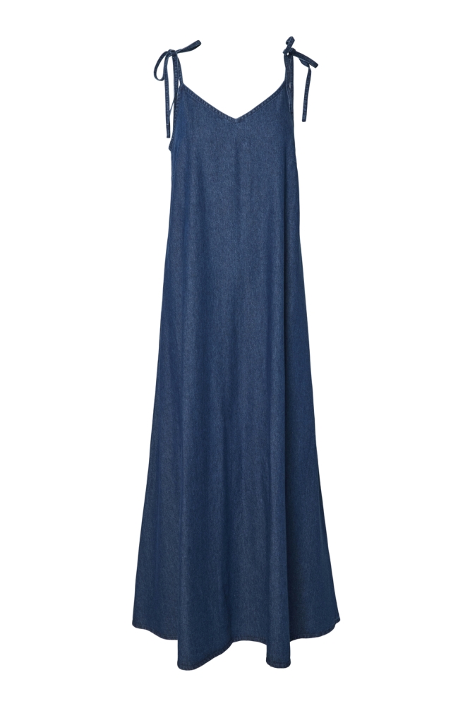 PCTENIM SLIP ANKLE DRESS WVN BC 17157940 MEDIUM BLUE DENIM